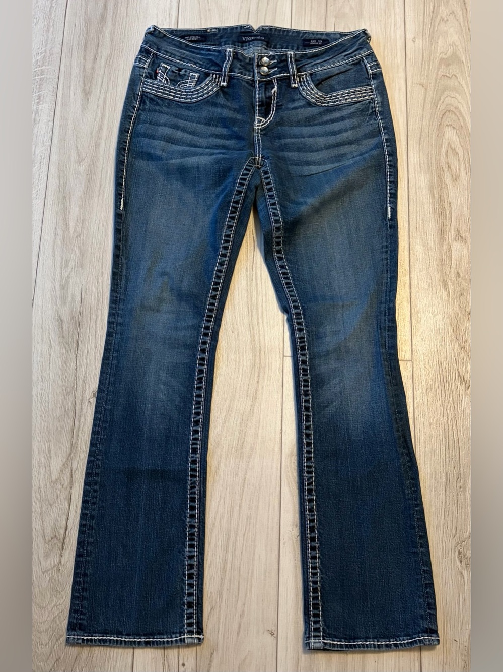 Women's Size 7/8 Vigoss “The Chelsea Slim Boot” Jeans